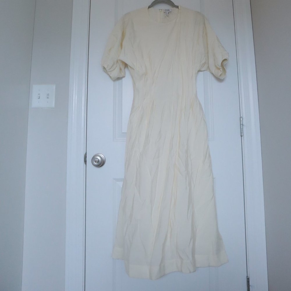COS Cream Midi Dress - Size 8 (New with Tag!)